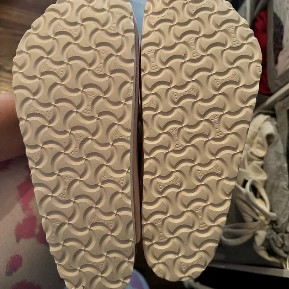 Birkenstock Pink Mules with Metallic Accents - Picture 7 of 7